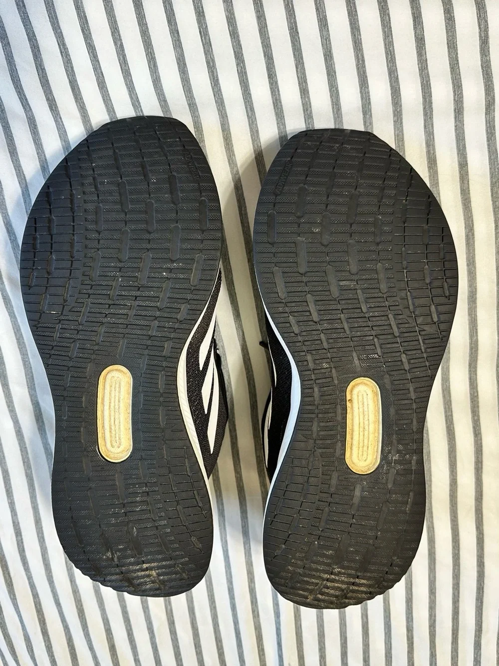 Men’s 7 adidas Black and White Athletic Running Shoes